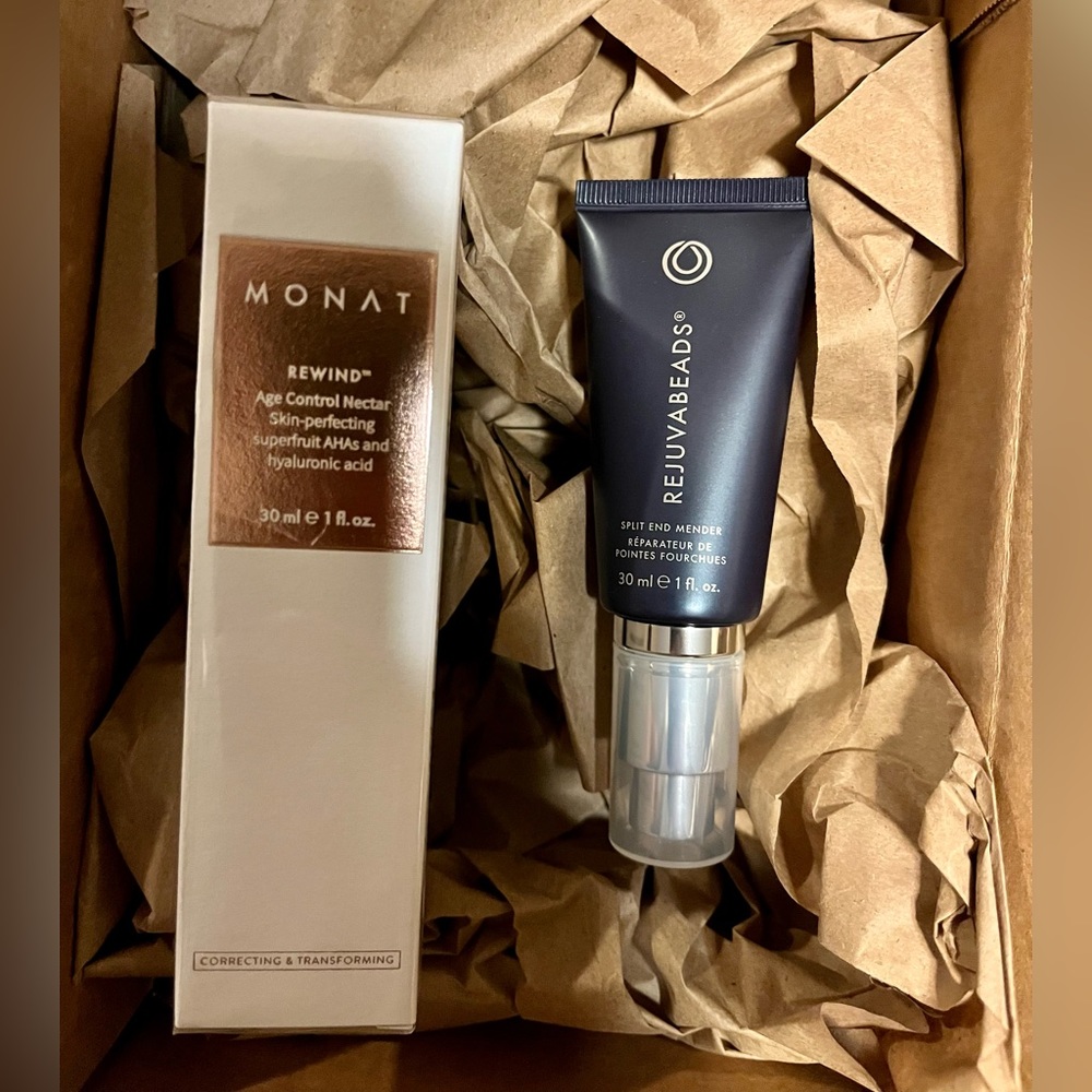Monat Rewind Age Control Nectar with Rejuvabeads Split End Mender 30ml